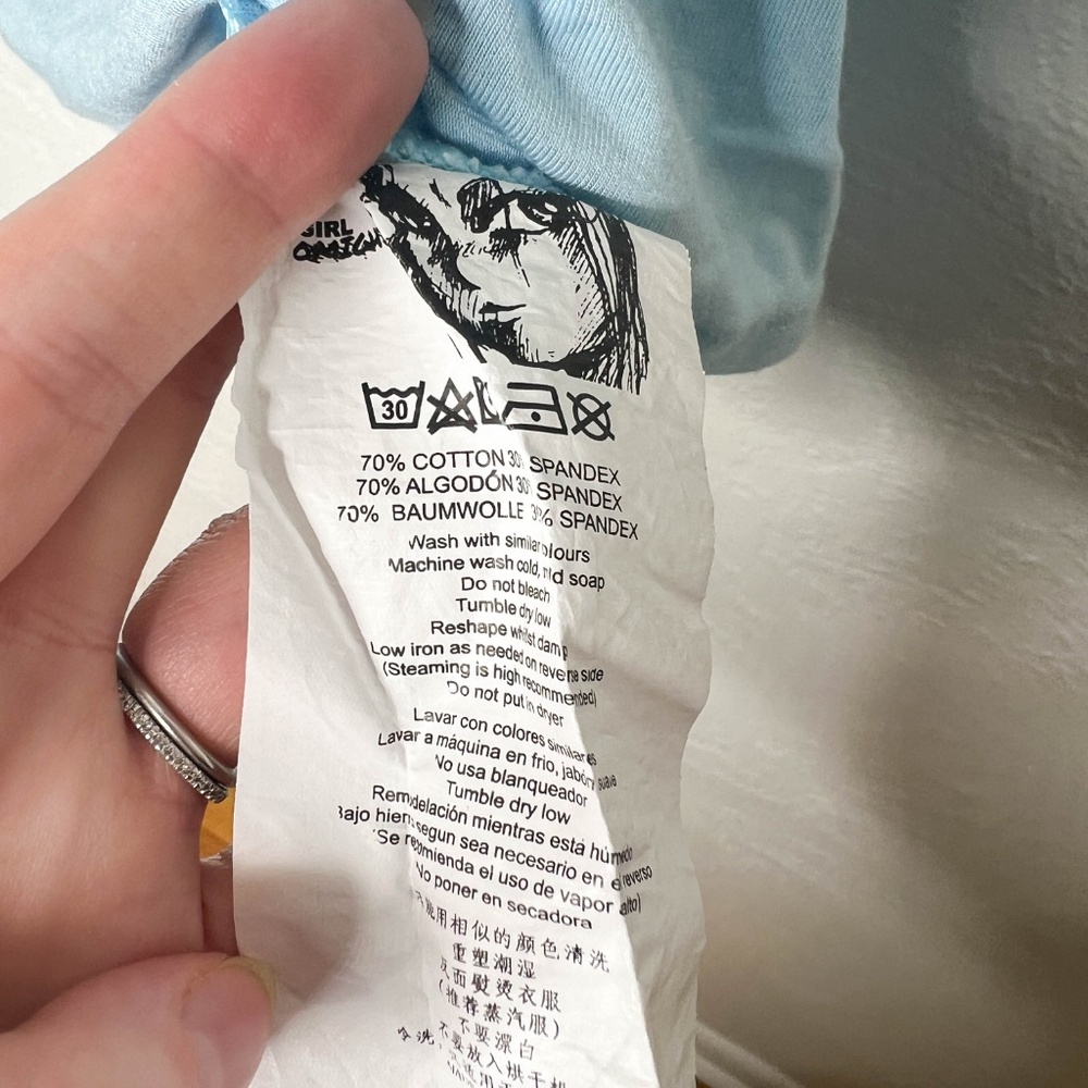 Y2K OMIGHTY Offensive Babydoll Tee Shirt Queen of BJ - Picture 6 of 10